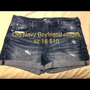 Old Navy Boyfriend cutoffs